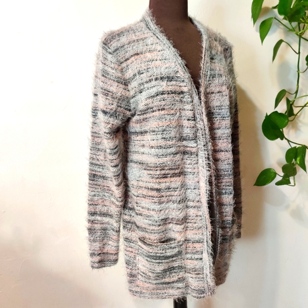 Love by Design Sweater Open Front Cardigan Sz L
